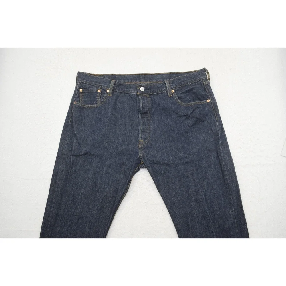 Levi's 501 XX Button Fly Straight Leg Denim Blue Jeans Mens‎ Size 40 x 30